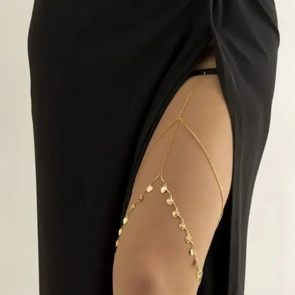 Tassel Multi-layered Thigh Chain - Picture 1 of 7